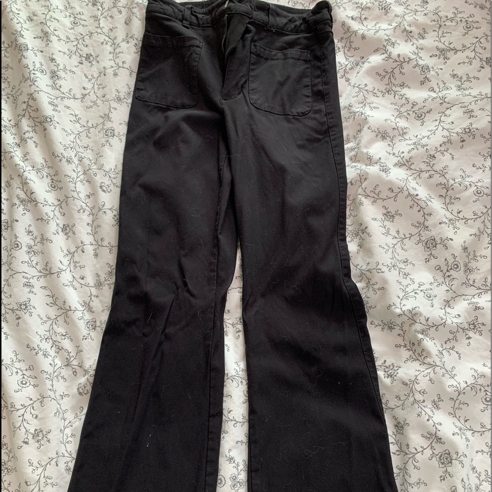 Black Flared pants
